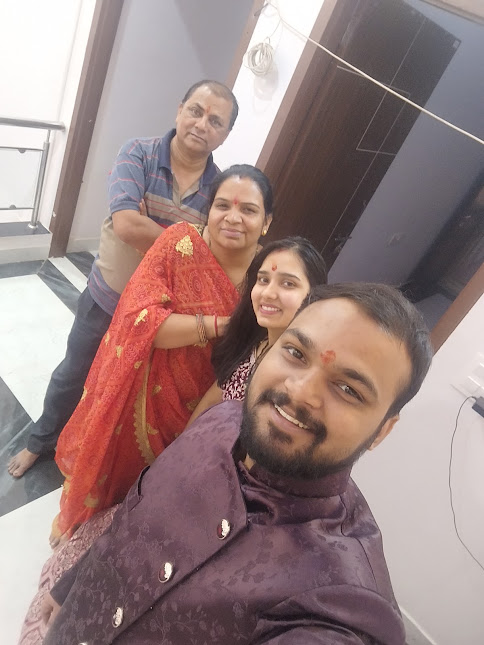 Us on our first Diwali